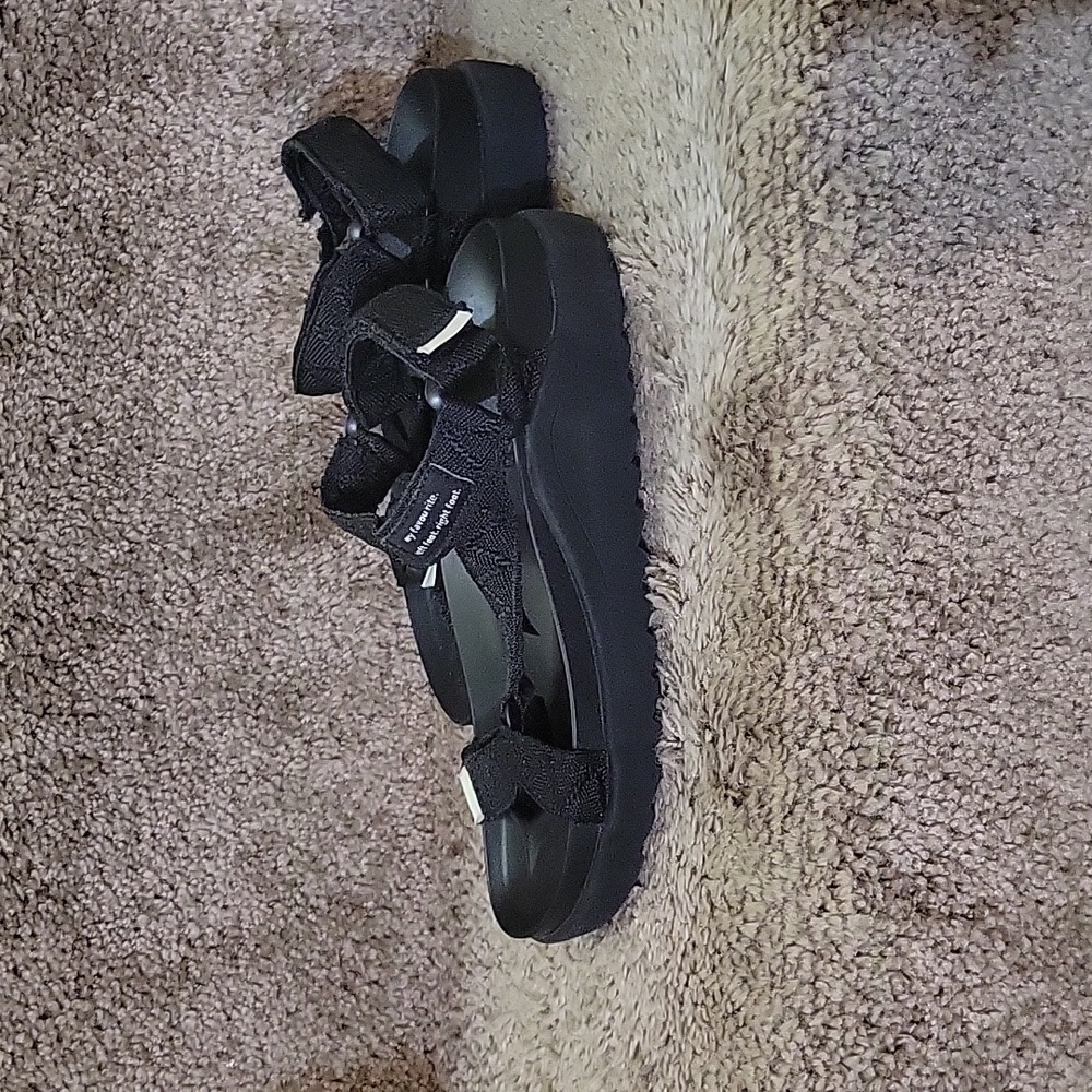Zara technical sandal solid black - Picture 3 of 7